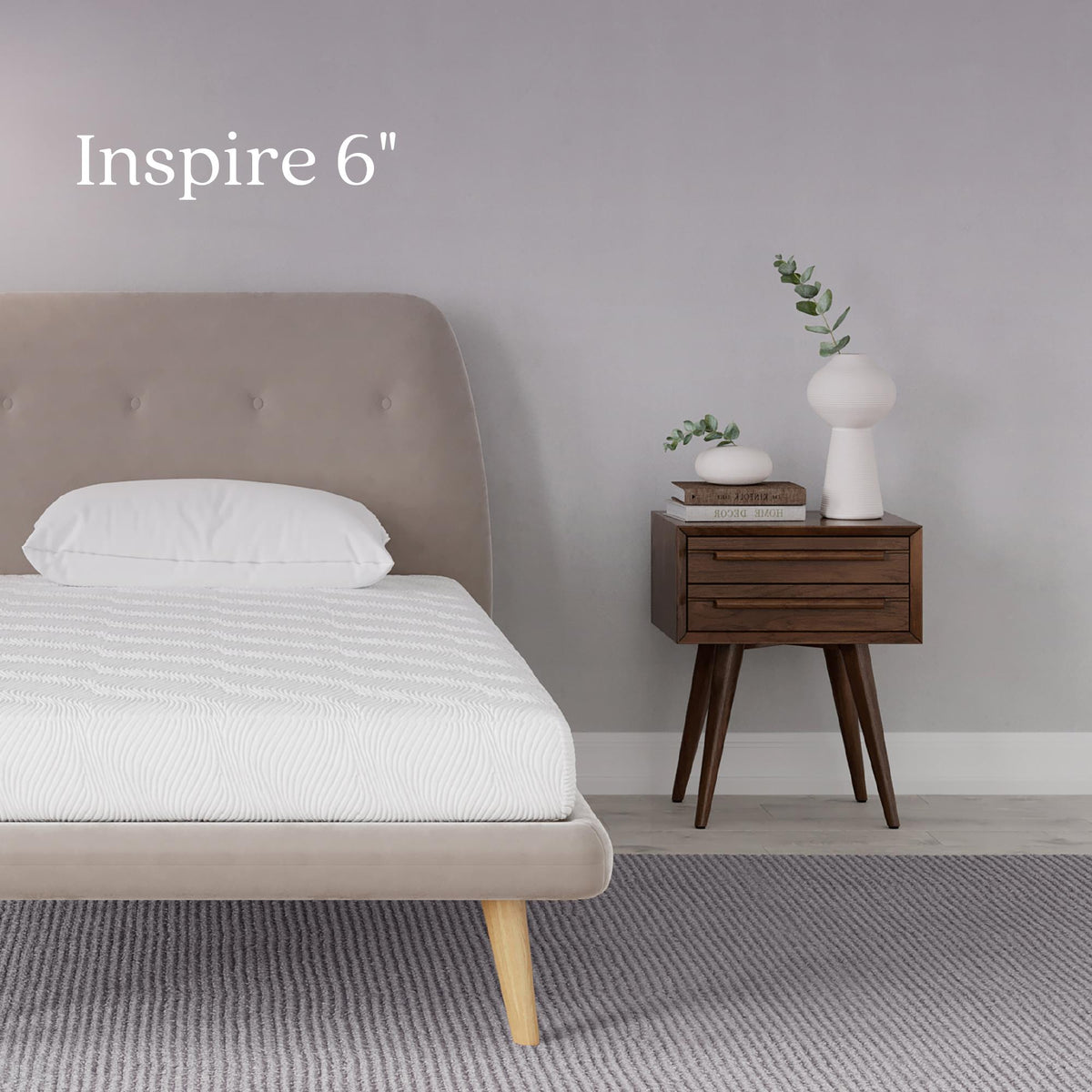 Inspire 6 Inch Memory Foam Mattress Signature Sleep DHP Furniture