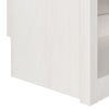 Paramount Single Bedside Bookcase with Pullout Nightstand and Storage - Ivory Oak