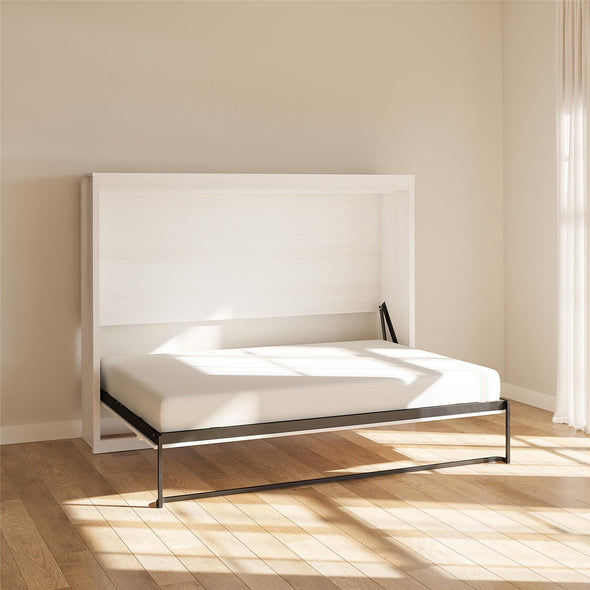 Paramount Full Size Daybed Wall Bed - Ivory Oak