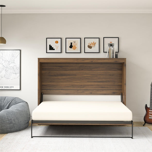 Paramount Full Size Daybed Wall Bed - Columbia Walnut