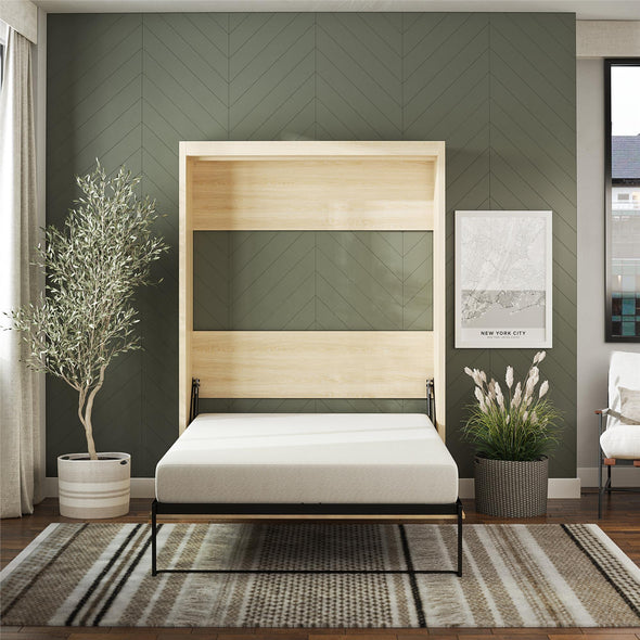 Paramount Full Wall Bed - Monterey Oak - Full