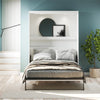 Impressions Full Wall Bed with Gallery Shelf & Touch Sensor LED Lighting - White