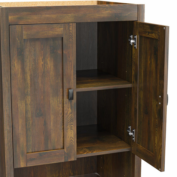 Farmington Bedside Storage Cabinet with Touch Sensor LED Lighting - Century Barn Pine