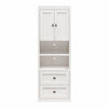 Farmington Bedside Storage Cabinet with Touch Sensor LED Lighting - Ivory Oak