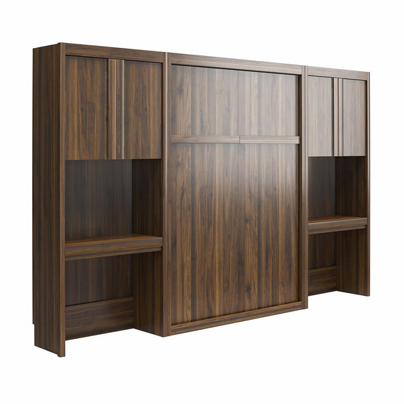 Paramount Vanity/Desk Storage Cabinet with Drawer - Columbia Walnut