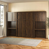 Paramount Vanity/Desk Storage Cabinet with Drawer - Columbia Walnut