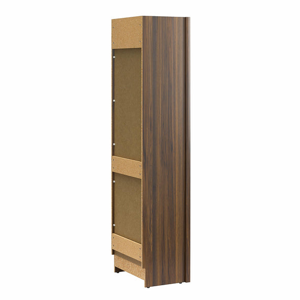 Paramount Tall 6-Shelf Open Storage Tower Bookcase - Columbia Walnut