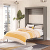 Paramount Full Wall Bed - Gray Oak - Full