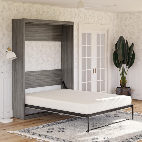 Paramount Queen Wall Bed - Gray Oak - Queen