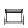 Coen Metal Bunk Bed - Black - Twin-Over-Full