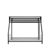 Coen Metal Bunk Bed - Black - Twin-Over-Full