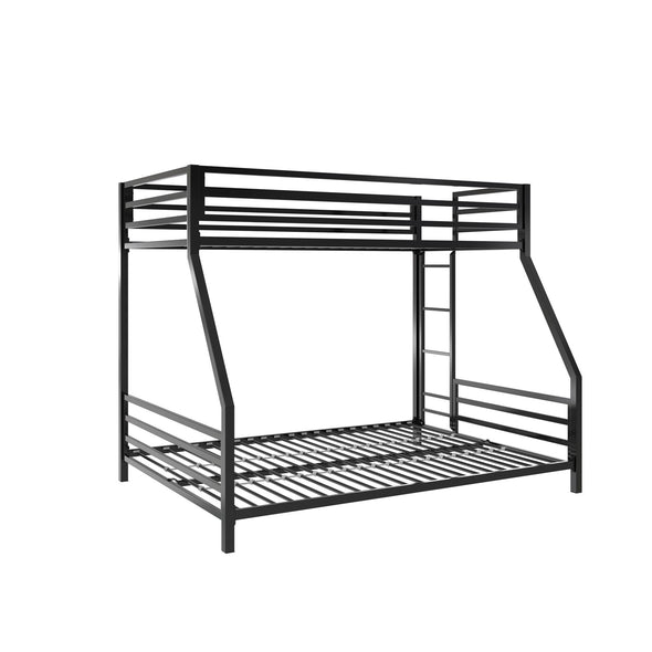 Coen Metal Bunk Bed - Black - Twin-Over-Full