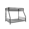 Coen Metal Bunk Bed - Black - Twin-Over-Full