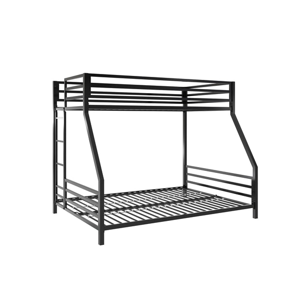 Coen Metal Bunk Bed - Black - Twin-Over-Full