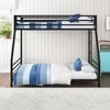 Coen Metal Bunk Bed - Black - Twin-Over-Full