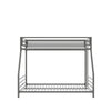 Coen Metal Bunk Bed - Silver - Twin-Over-Full