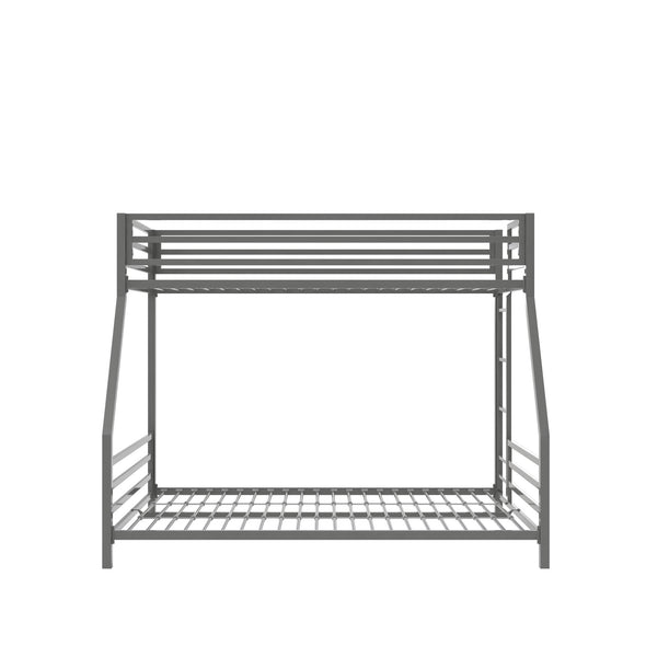 Coen Metal Bunk Bed - Silver - Twin-Over-Full