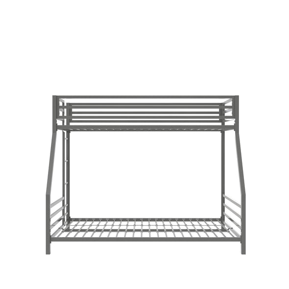 Coen Metal Bunk Bed - Silver - Twin-Over-Full