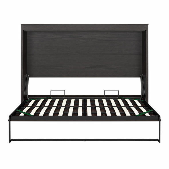 Paramount Full Size Daybed Wall Bed - Black Oak