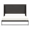 Paramount Full Size Daybed Wall Bed - Black Oak