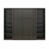 Signature Sleep Paramount Full Murphy Bed Bundle with 2 Open Storage Side Cabinets - Espresso - Full