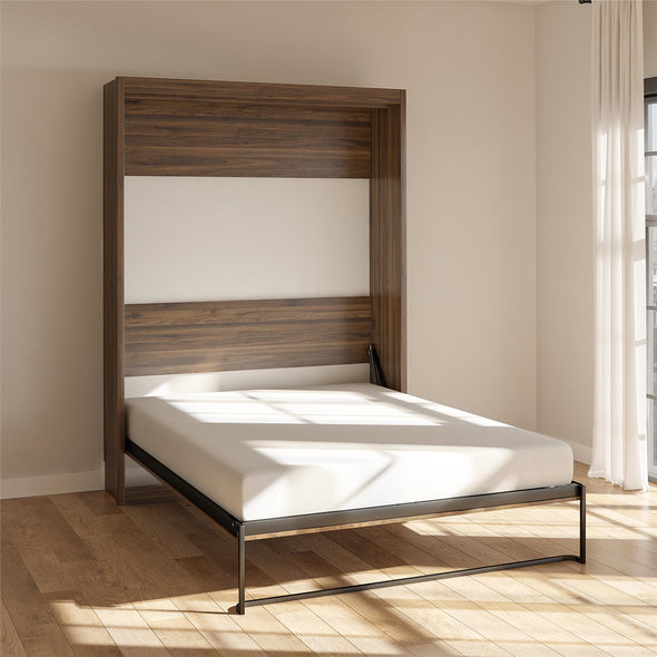 Paramount Queen Wall Bed - Columbia Walnut - Queen