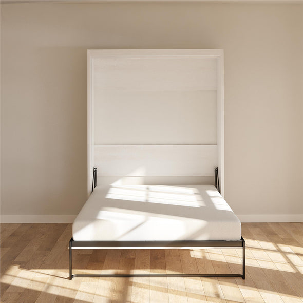 Paramount Queen Wall Bed - Ivory Oak - Queen