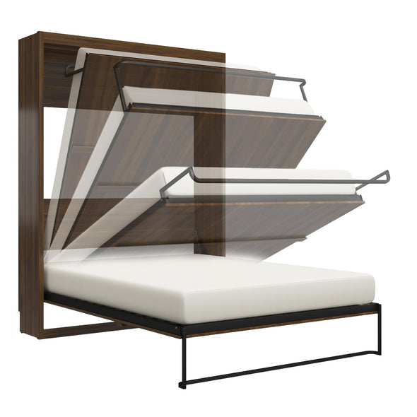 Paramount Queen Wall Bed - Columbia Walnut - Queen