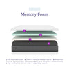 Gold Inspire 6 Inch Memory Foam Mattress - White - Twin