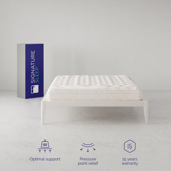 Triumph 10" Independently Encased Coil Eurotop Mattress - White - Queen