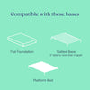 Signature Sleep Memoir 6" Charcoal Memory Foam Mattress, Twin - White - Twin