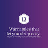 Signature Sleep Memoir 10" Charcoal Memory Foam Mattress,  Medium-Firm Support, Bed-in-a-Box, Twin - White - Twin