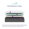 Signature Sleep Memoir 8" Gel Memory Foam Mattress, King Size - White - King