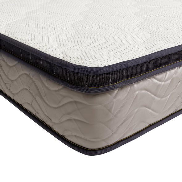 Signature Sleep Regal 8 Inch EuroTop Innerspring Hybrid Mattress, Full - White - Full