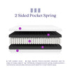Signature Sleep Tranquil 8” Pocket Spring Mattress, Queen - White - Queen